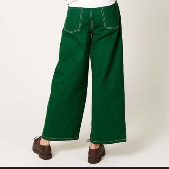 Wide leg denim pants - Picture 8 of 9